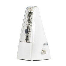 (White) Universal Pyramid Mechanical Metronome ABS Material