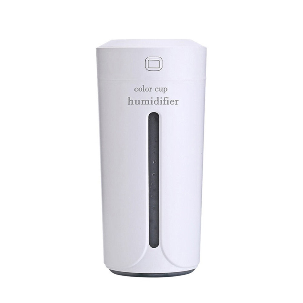 (White) Portable Timing Mini Air Humidifier USB Ultrasonic Home Office Car