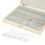 Prepared Microscope Slides Animal Plants Insects Tissues Specimens Set with Wooden Case 100pcs 3