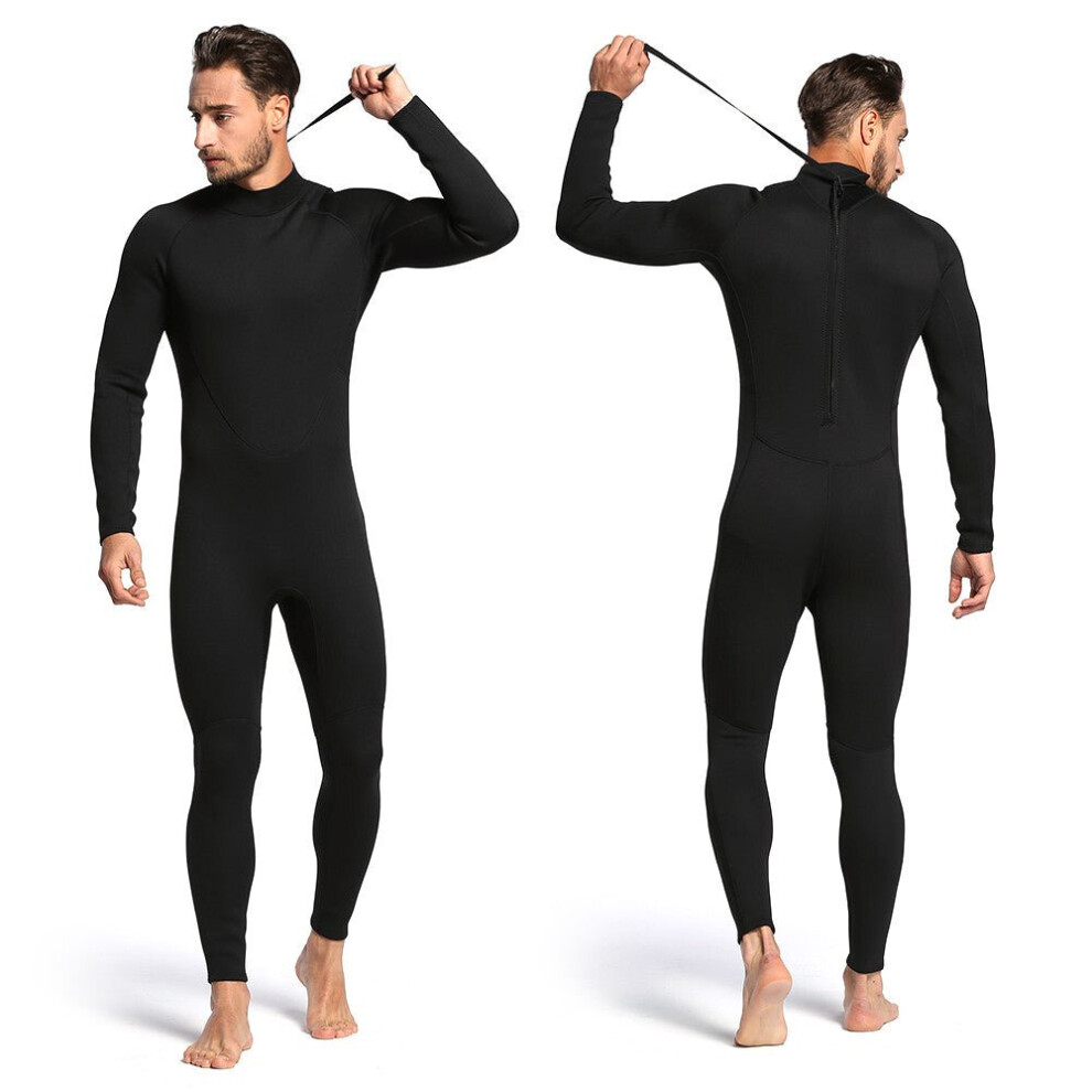 (Woman, M) Full Body Wetsuit Swimming Surfing Diving Snorkeling Suit Jumpsuit