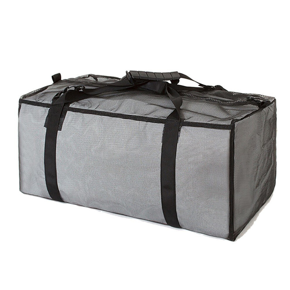 (Black) Mesh Duffel Gear Bag