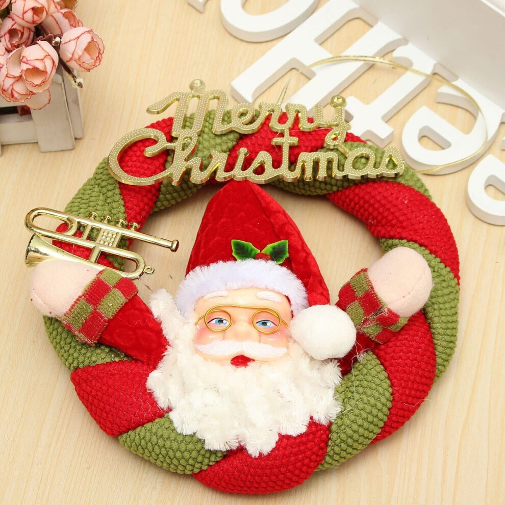 (Santa claus) Christmas Santa Claus Ornaments Festival Party Xmas Tree Hanging Decoration