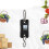 (Black) Portable Heavy Duty Digital Crane Scale 500kg/1102Lbs 7