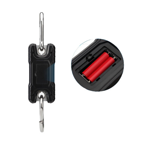 (Black) Portable Heavy Duty Digital Crane Scale 500kg/1102Lbs 2