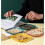 (Square) 6pcs Appetizer Plates Dessert Plates Salad Fruit Household Dinnerware With Storage Rack 2