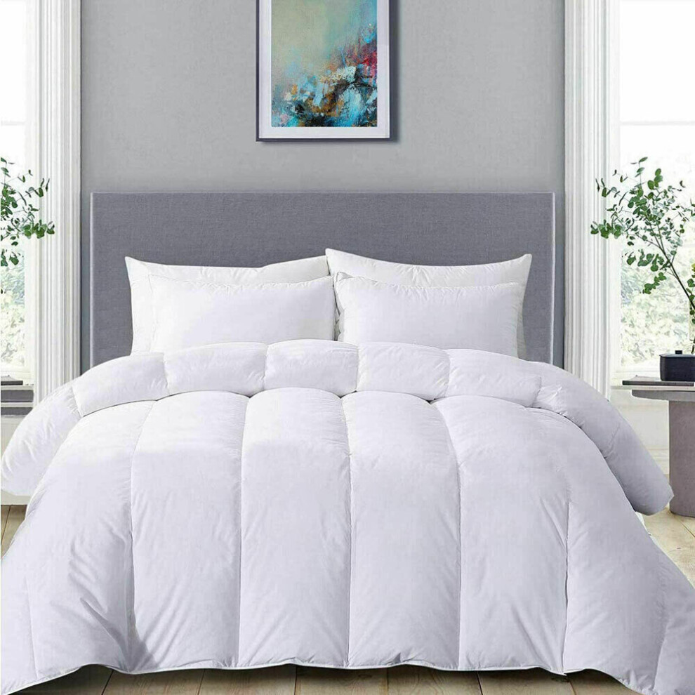 (Super King 260x220cm, 7.5 Tog) Anti Allergy Feels Like Down Hotel Quality Duvet