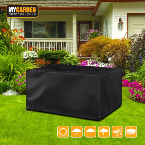 Oxford 600 Heavy Duty Waterproof Rattan Cube Cover Outdoor Garden