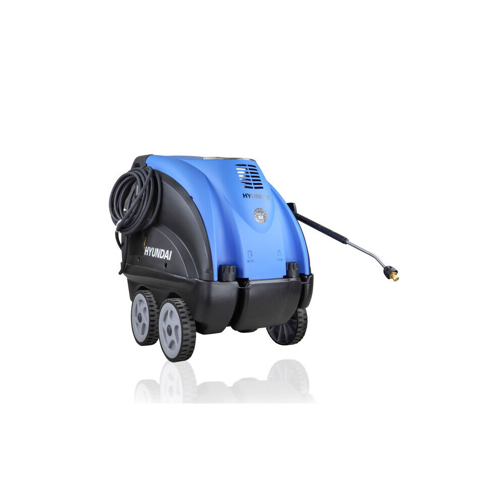 Hyundai HY155HPW-1 2610psi / 180bar Hot Pressure Washer 110Â°c 2.8kW Commercial Triplex Power Washer