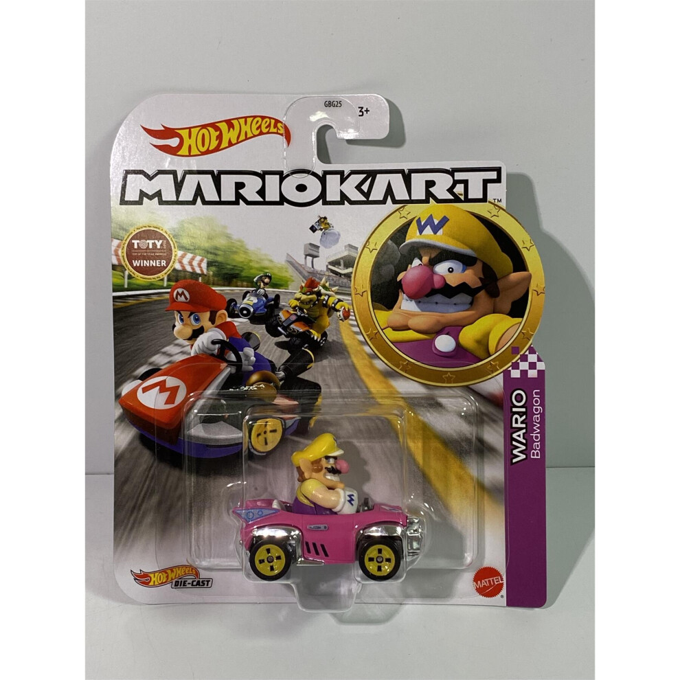 Mario Kart Hot Wheels Wario Badwagon GRN22