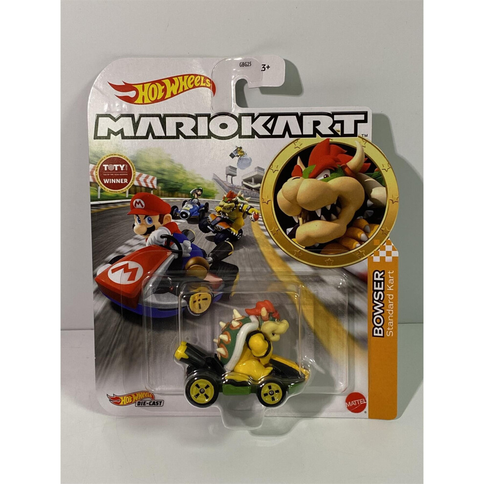 Mario Kart Hot Wheels Bowser Standard Kart GRN20