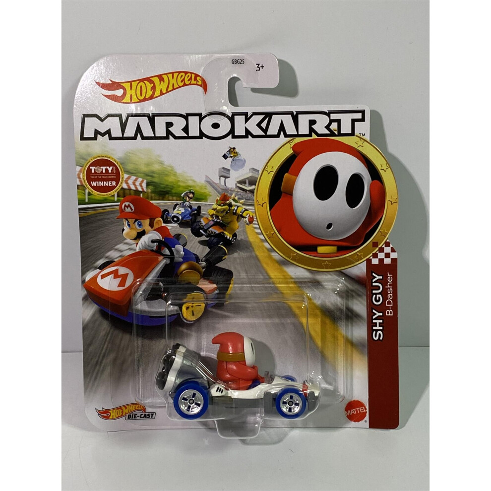 Hot Wheels Mario Kart Shy Guy B-Dasher Gjh61
