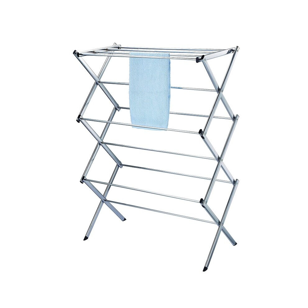 HEAVY DUTY 3 TIER FOLDING CONCERTINA CLOTHES HORSE LAUNDRY DRYER AIRER