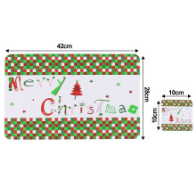 (Merry Christmas) Time to Sparkle Christmas Placemats Coasters Tablemats creative Xmas Dinner For Party Table Decoration