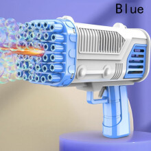 (Blue) Bubble Gun Bubble Bazooka Gun Rocket Launcher Kid