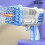 (Blue) Bubble Gun Bubble Bazooka Gun Rocket Launcher Kid 1