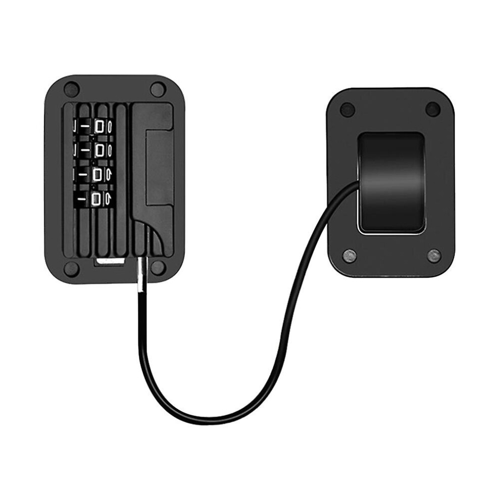 (Black) Window Safety Password Lock Refrigerator Password Restrictor For Childproof Black