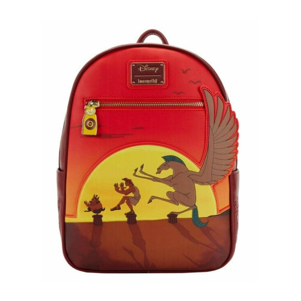 Disney Hercules 25th Anniversary Sunset Loungefly Mini Backpack