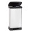 Curver Curver Metal Effect Pedal Touch Deco Bin, Silver, 50 Litre 1