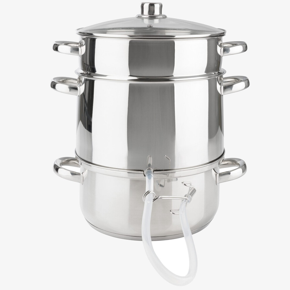 Steel Steam Juice Extractor | Juicer | 15L | Ø 26cm | for All Types of hobs