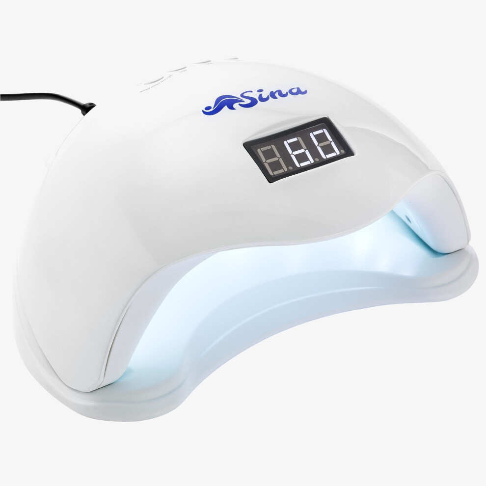 SINA 24 LEDs 48 W LED light curing device with display Nail dryer Nail lamp