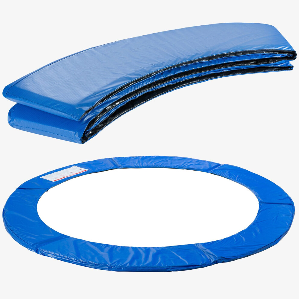AREBOS trampoline edge cover spring protection Ø 244 cm | trampoline edge protection | trampoline accessories made of PVC and PE | 28 cm wide | blue