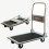 AREBOS Platform trolley - 150kg, black 1