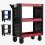 AREBOS Service trolley 3 layers - Set of 8 1