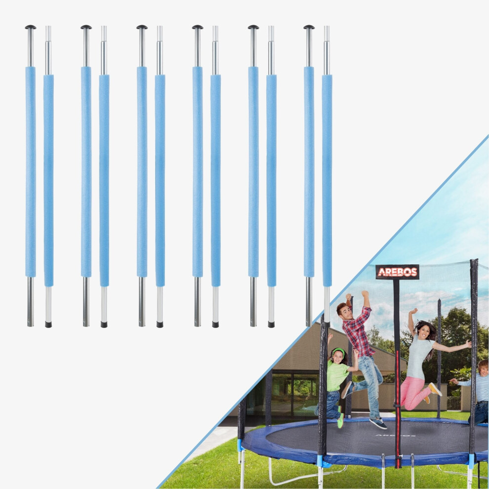 Trampoline pole set 6 x 209cm