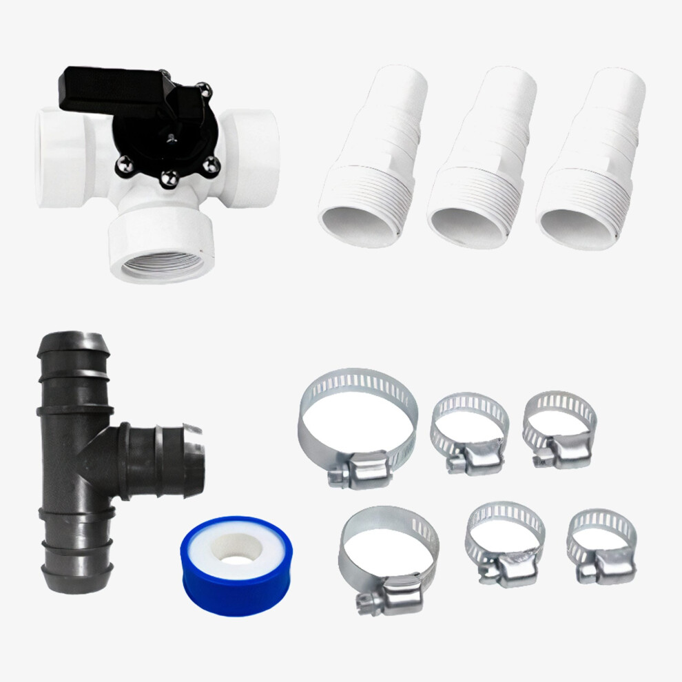 Arebos Pool bypass kit | Universal for solar heaters, solar panels & heat pumps