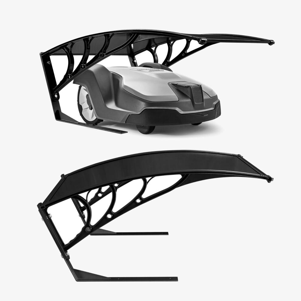 Robot lawnmower garage