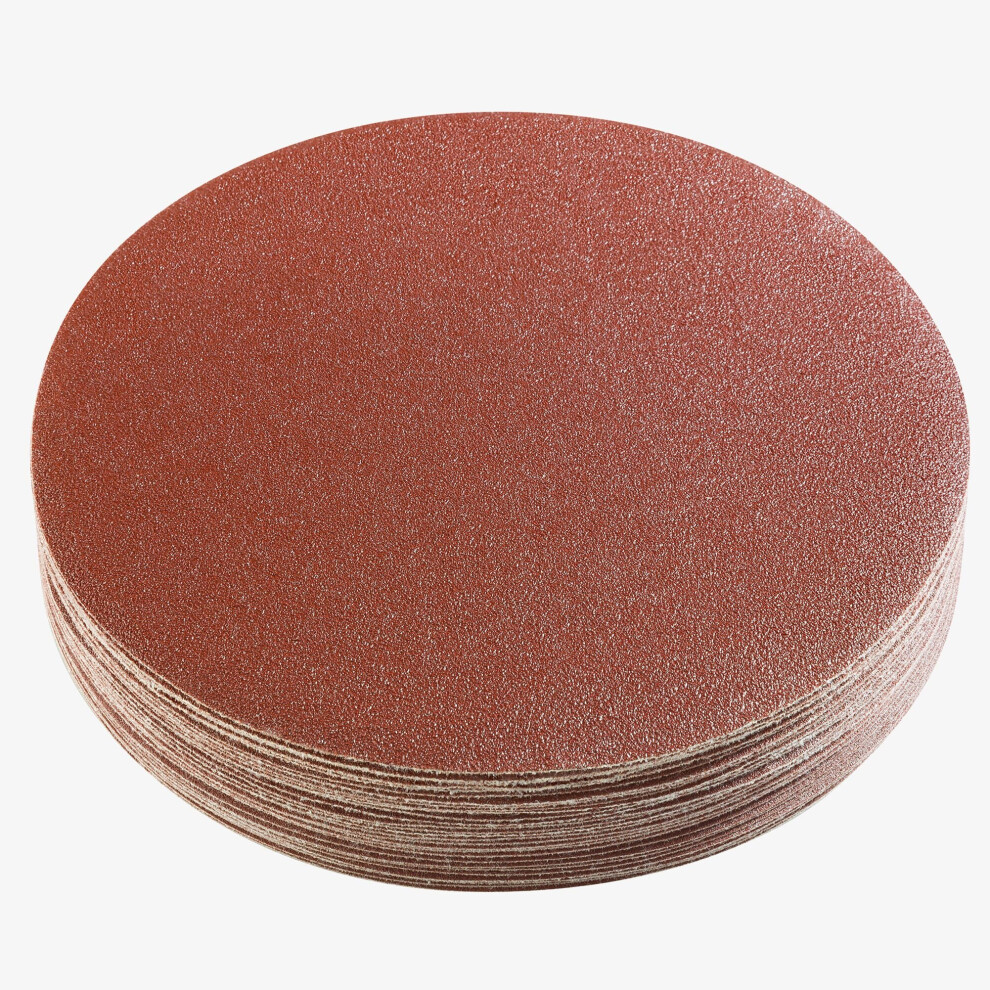 AREBOS 30 x Velcro Sanding Discs/Sandpaper | 225 mm | grit: P80-240