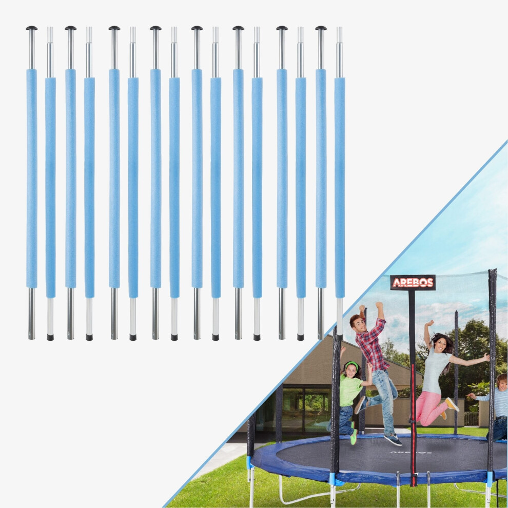 Trampoline pole set 8 x 209 cm 