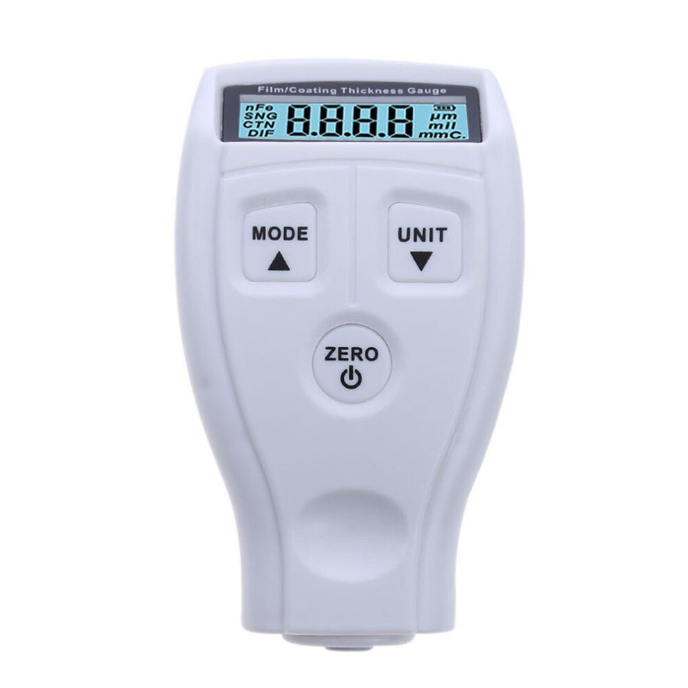 (White) Paint Measure Tester Tool Instruments LCD Display