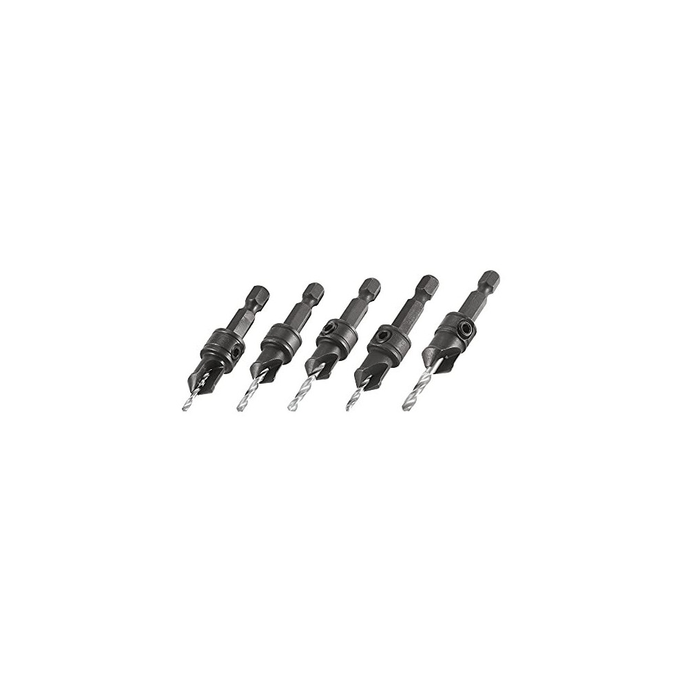 Trend QR/CS/Set Quick Release 5 Piece Countersink Set - 1/4&quot Hex Shank