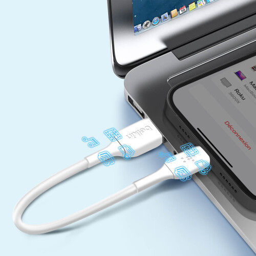 Belkin Cable Lightning a USB-A de BELKIN 0.15M Blanco 2