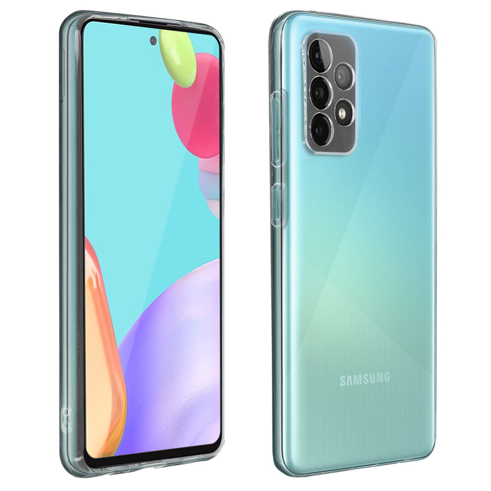 Samsung Galaxy A52 Silicone Cover And Tempered Glass 9H Black 3662427510424