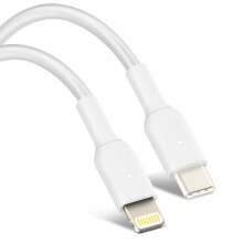 USB-C to Lightning Cable Power Delivery 18W Synchonisation 1m Belkin White
