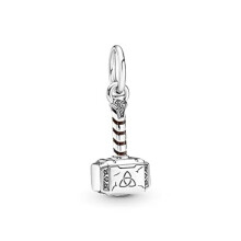 PANDORA Marvel 790483C01 Charm Pendant "Thor's Hammer" Silver, one size, Sterling Silver, No gemstone.
