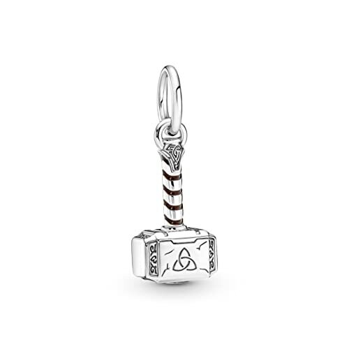 PANDORA Marvel 790483C01 Charm Pendant &quotThor's Hammer&quot Silver, one size, Sterling Silver, No gemstone.
