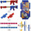 Shooting Toy Guns W/ Foam Balls & Target 5