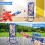 Shooting Toy Guns W/ Foam Balls & Target 6