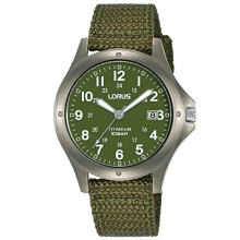 Lorus Gents Military Titanium Watch RG875CX9 (RXD425L8 re-Issue)