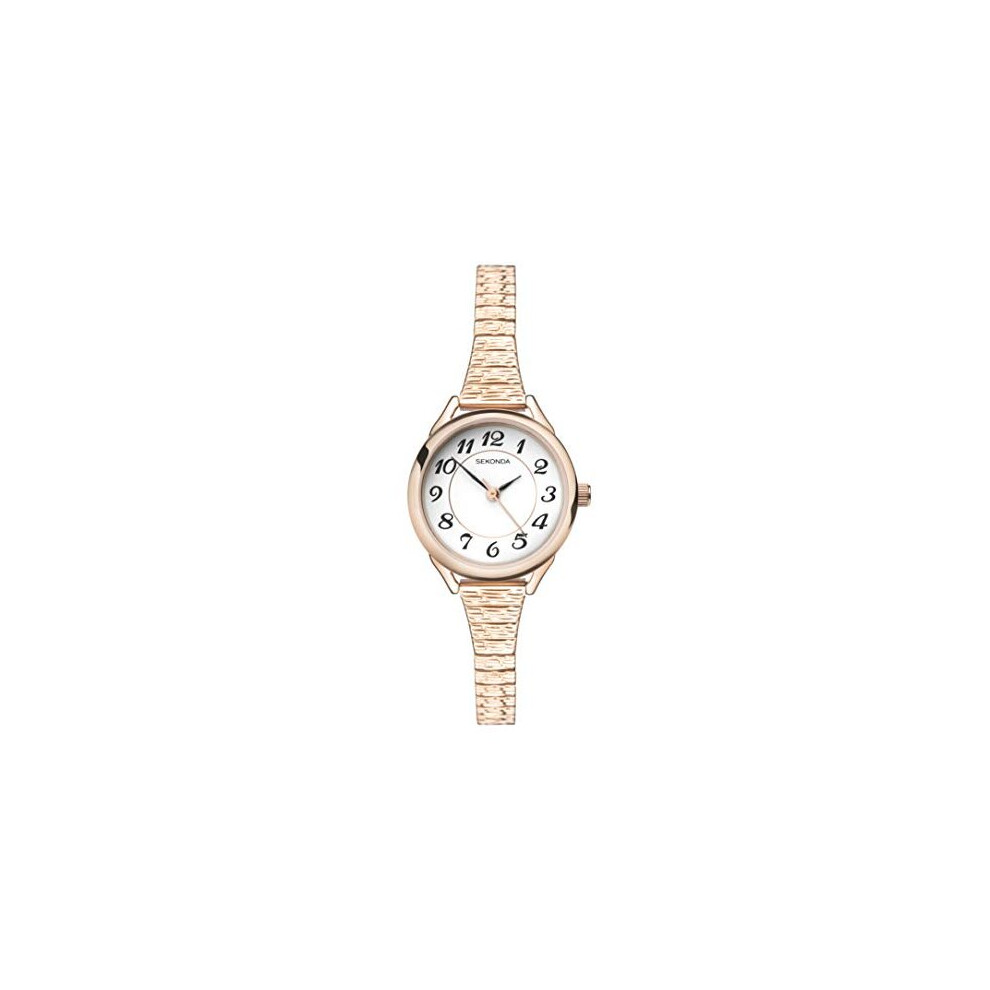 SEKONDA Womens Analogue Classic Quartz Watch with Stainless Steel Strap 2639.27