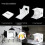 Portable Mini LED Studio Photo Box Light Photography Prop Backdrop Room Cube Tent 8