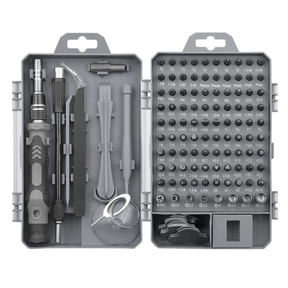 Screwdriver and Bit Set Multiple Screw Driver Bits Manual Repairing Tool for Phone Electronic Device 115pcs