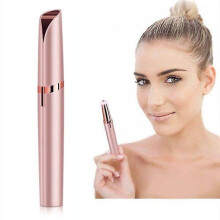 (Rose Gold) Electric Eyebrow Trimmer Automatic Painless Eyebrow Hair Remover For Women