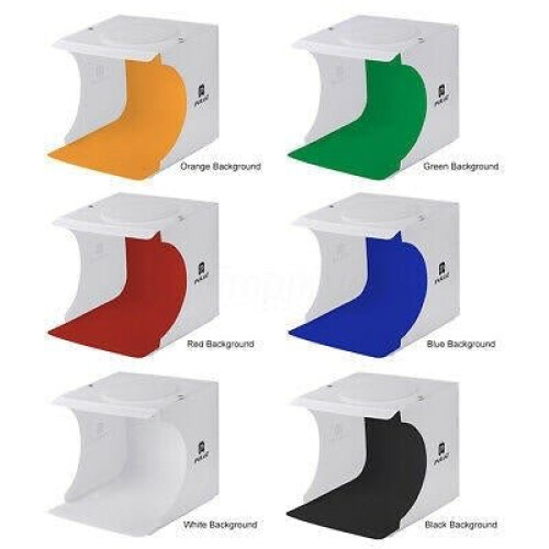 Portable Mini LED Studio Photo Box Light Photography Prop Backdrop Room Cube Tent 1