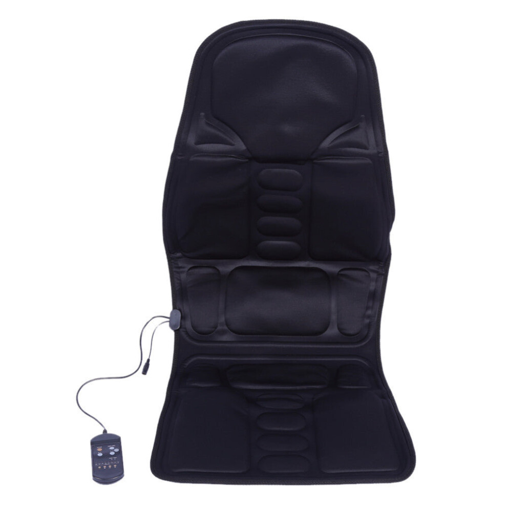 (UK Plug) Electric Thermal Back Massage Seat Pad