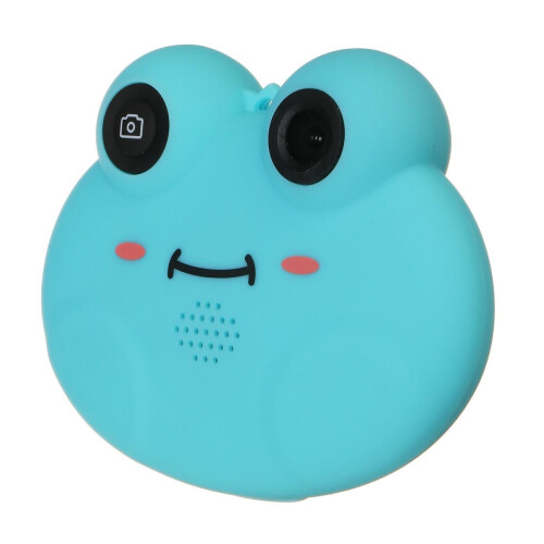(Blue) Children Camera Cute Frog Animal 1.54 inch HD Screen Wide Angle ...