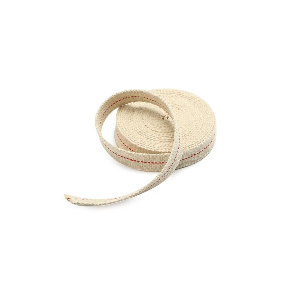 1 Inch Flat 15 Foot Cotton Wick For Oil Lamps and Lanterns 4.5M Length